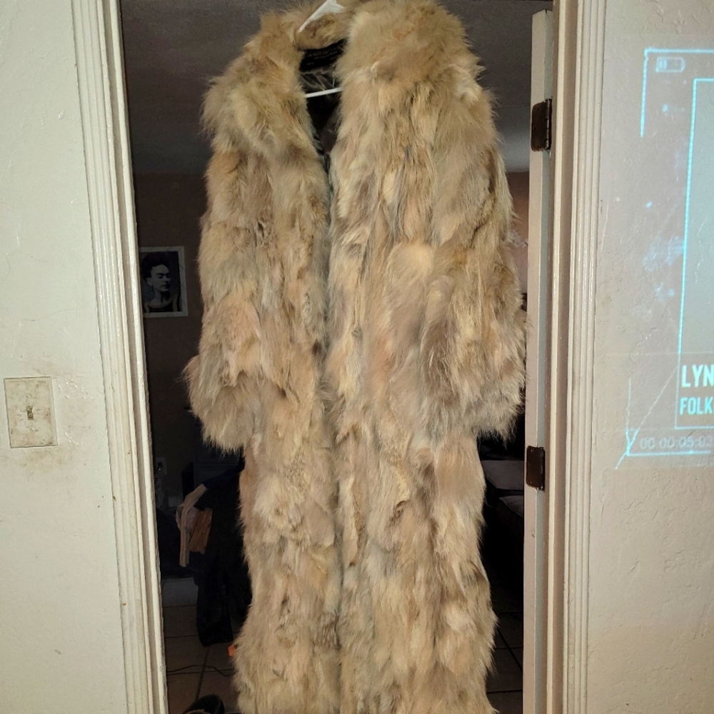 ❌SOLD❌Art deco Vintage Jacques Saint Laurent For Fur-instance Floor Length Coat❌